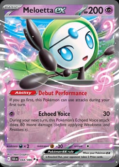 Black Bolt Meloetta ex #44 card