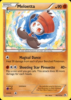 Legendary Treasures Meloetta #86 card