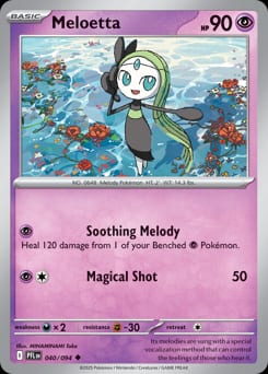 Phantasmal Flames Meloetta #40 card