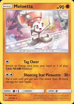 Unified Minds Meloetta #123 card