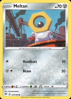 Darkness Ablaze Meltan #129 card