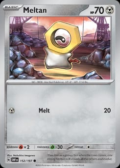 Obsidian Flames Meltan #152 card