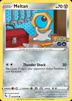Pokémon GO Meltan #45 card