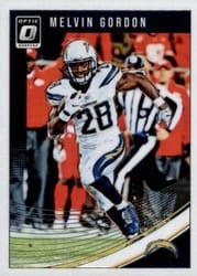 2018 Donruss Optic Base Set Melvin Gordon #57 card