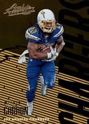 2018 Panini Absolute Base Set Melvin Gordon #56 card