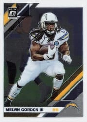 2019 Donruss Optic Base Set Melvin Gordon III #50 card