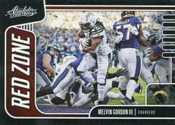 2019 Panini Absolute Red Zone Melvin Gordon III #15 card