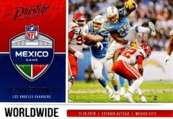 2020 Panini Prestige Worldwide Melvin Gordon III #WW-MG card