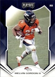 2021 Panini Playoff Base Set Melvin Gordon III #78 card
