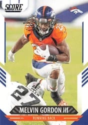 2021 Score Base Set Melvin Gordon III #216 card