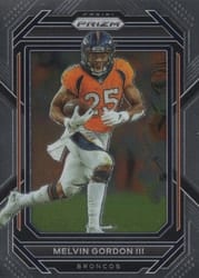 2022 Panini Prizm Base Set Melvin Gordon III #88 card