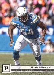 2018 Panini Base Set Melvin Ingram #167 card