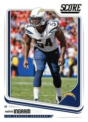 2018 Score Base Set Melvin Ingram #182 card