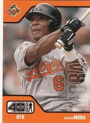 2002 Upper Deck 40-Man Base Set Melvin Mora #208 card