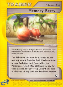 Aquapolis Memory Berry #128 card