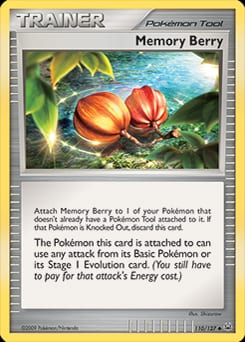 Platinum Memory Berry #110 card