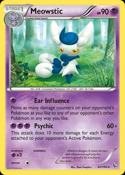 Flashfire Meowstic #43 card