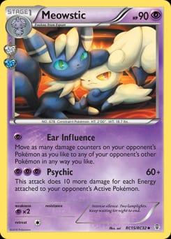 Generations Meowstic #RC15 card