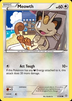 2015 Ancient Origins Meowth #61 card