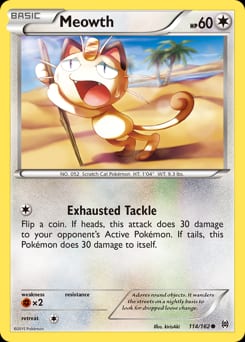 2015 BREAKthrough Meowth #114 card