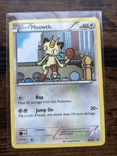BW Black Star Promos Meowth #BW35 card