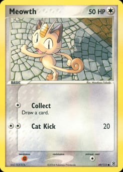 2004 FireRed & LeafGreen Meowth #69 card
