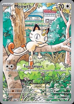 Phantasmal Flames Meowth #106 card