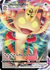 SWSH Black Star Promos Meowth VMAX #SWSH005 card