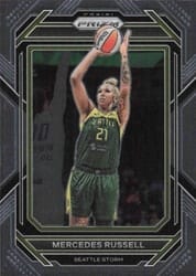 2023 Panini Prizm WNBA Base Set Mercedes Russell #81 card