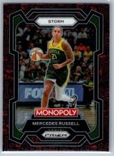 2024 Panini Prizm Monopoly WNBA Base Set Mercedes Russell #46 card