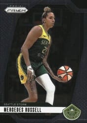 2024 Panini Prizm WNBA Base Set Mercedes Russell #109 card