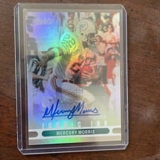 2022 Panini Absolute Iconic Ink Mercury Morris #II-MM card
