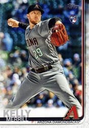 2019 Topps Update Base Set Merrill Kelly #US240 card