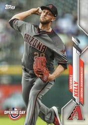 2020 Topps Opening Day Base Set Merrill Kelly #110 card