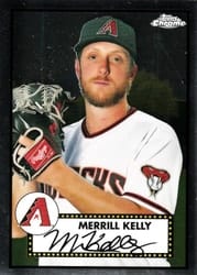 2021 Topps Chrome Platinum Anniversary Base Set Merrill Kelly #372 card