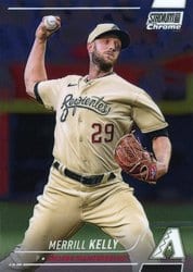2022 Stadium Club Chrome Base Set Merrill Kelly #391 card