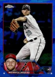 2023 Topps Chrome Sapphire Edition Base Set Merrill Kelly #71 card