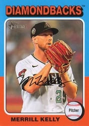 2024 Topps Heritage Base Set Merrill Kelly #87 card