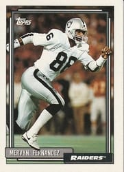 1992 Topps Base Set Mervyn Fernandez #100 card