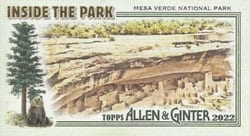2022 Topps Allen & Ginter Mini Inside the Park Mesa Verde National Park #ITP-25 card