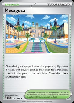 Scarlet & Violet Mesagoza #178 card