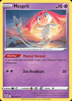 Astral Radiance Mesprit #66 card