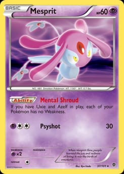 2013 Plasma Blast Mesprit #37 card