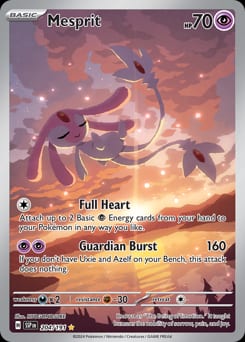 Surging Sparks Mesprit #204 card