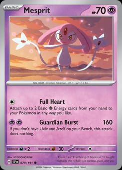 Surging Sparks Mesprit #79 card