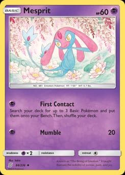 Unified Minds Mesprit #84 card