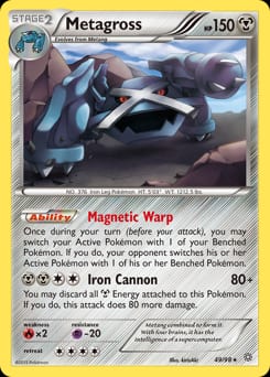 2015 Ancient Origins Metagross #49 card