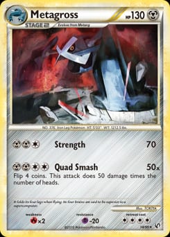 2010 HS—Undaunted Metagross #18 card
