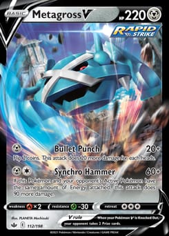 Chilling Reign Metagross V #112 card