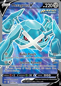 Chilling Reign Metagross V #181 card